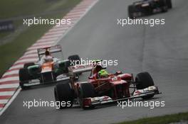 Felipe Massa (BRA), Scuderia Ferrari leads Paul di Resta (GBR), Sahara Force India Formula One Team  25.03.2012. Formula 1 World Championship, Rd 2, Malaysian Grand Prix, Sepang, Malaysia, Sunday Race