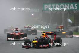 Mark Webber (AUS), Red Bull Racing  25.03.2012. Formula 1 World Championship, Rd 2, Malaysian Grand Prix, Sepang, Malaysia, Sunday Race