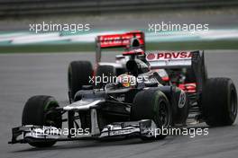 Pastor Maldonado (VEN), Williams F1 Team  25.03.2012. Formula 1 World Championship, Rd 2, Malaysian Grand Prix, Sepang, Malaysia, Sunday Race
