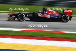 Daniel Ricciardo (AUS) Scuderia Toro Rosso STR7. 24.03.2012. Formula 1 World Championship, Rd 2, Malaysian Grand Prix, Sepang, Malaysia, Saturday Qualifying