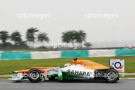 Paul di Resta (GBR) Sahara Force India VJM05. 24.03.2012. Formula 1 World Championship, Rd 2, Malaysian Grand Prix, Sepang, Malaysia, Saturday Practice