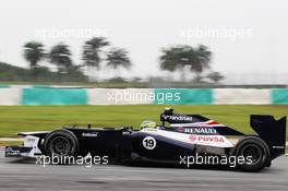 Bruno Senna (BRA) Williams FW34. 24.03.2012. Formula 1 World Championship, Rd 2, Malaysian Grand Prix, Sepang, Malaysia, Saturday Practice