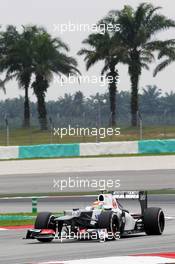 Sergio Perez (MEX) Sauber C31. 24.03.2012. Formula 1 World Championship, Rd 2, Malaysian Grand Prix, Sepang, Malaysia, Saturday Practice