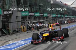 Mark Webber (AUS), Red Bull Racing  24.03.2012. Formula 1 World Championship, Rd 2, Malaysian Grand Prix, Sepang, Malaysia, Saturday Qualifying