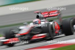 Jenson Button (GBR) McLaren MP4/27. 24.03.2012. Formula 1 World Championship, Rd 2, Malaysian Grand Prix, Sepang, Malaysia, Saturday Practice