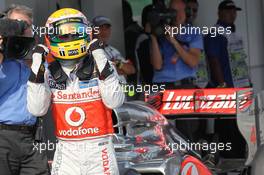 Lewis Hamilton (GBR), McLaren Mercedes gets pole position  24.03.2012. Formula 1 World Championship, Rd 2, Malaysian Grand Prix, Sepang, Malaysia, Saturday Qualifying