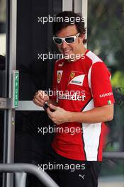 Fernando Alonso (ESP) Ferrari. 24.03.2012. Formula 1 World Championship, Rd 2, Malaysian Grand Prix, Sepang, Malaysia, Saturday Qualifying