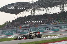 Kimi Raikkonen (FIN) Lotus E20. 24.03.2012. Formula 1 World Championship, Rd 2, Malaysian Grand Prix, Sepang, Malaysia, Saturday Qualifying