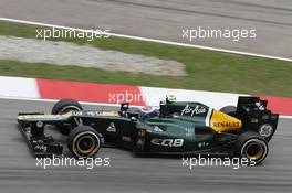 Vitaly Petrov (RUS) Caterham CT01. 24.03.2012. Formula 1 World Championship, Rd 2, Malaysian Grand Prix, Sepang, Malaysia, Saturday Practice