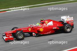 Felipe Massa (BRA) Ferrari F2012. 24.03.2012. Formula 1 World Championship, Rd 2, Malaysian Grand Prix, Sepang, Malaysia, Saturday Qualifying