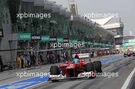 Fernando Alonso (ESP), Scuderia Ferrari  24.03.2012. Formula 1 World Championship, Rd 2, Malaysian Grand Prix, Sepang, Malaysia, Saturday Qualifying