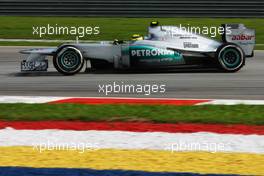 Nico Rosberg (GER) Mercedes AMG F1 W03. 24.03.2012. Formula 1 World Championship, Rd 2, Malaysian Grand Prix, Sepang, Malaysia, Saturday Qualifying