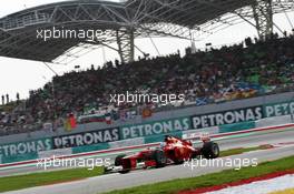 Fernando Alonso (ESP) Ferrari F2012. 24.03.2012. Formula 1 World Championship, Rd 2, Malaysian Grand Prix, Sepang, Malaysia, Saturday Qualifying