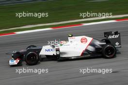 Sergio Perez (MEX) Sauber C31. 24.03.2012. Formula 1 World Championship, Rd 2, Malaysian Grand Prix, Sepang, Malaysia, Saturday Qualifying