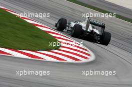 Nico Rosberg (GER) Mercedes AMG F1 W03. 24.03.2012. Formula 1 World Championship, Rd 2, Malaysian Grand Prix, Sepang, Malaysia, Saturday Practice