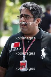 Muhammed Al Khalifa (BRN) Bahrain Circuit Chairman. 24.03.2012. Formula 1 World Championship, Rd 2, Malaysian Grand Prix, Sepang, Malaysia, Saturday