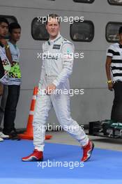 Michael Schumacher (GER), Mercedes AMG Petronas  24.03.2012. Formula 1 World Championship, Rd 2, Malaysian Grand Prix, Sepang, Malaysia, Saturday Qualifying