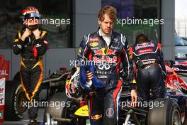Sebastian Vettel (GER) Red Bull Racing in parc ferme. 24.03.2012. Formula 1 World Championship, Rd 2, Malaysian Grand Prix, Sepang, Malaysia, Saturday Qualifying