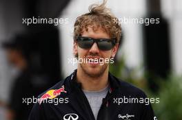 Sebastian Vettel (GER) Red Bull Racing. 25.03.2012. Formula 1 World Championship, Rd 2, Malaysian Grand Prix, Sepang, Malaysia, Sunday
