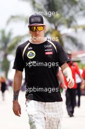 Kimi Raikkonen (FIN) Lotus F1 Team. 25.03.2012. Formula 1 World Championship, Rd 2, Malaysian Grand Prix, Sepang, Malaysia, Sunday