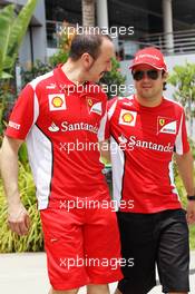 Felipe Massa (BRA) Ferrari. 25.03.2012. Formula 1 World Championship, Rd 2, Malaysian Grand Prix, Sepang, Malaysia, Sunday