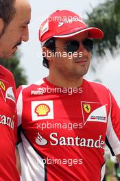 Felipe Massa (BRA) Ferrari. 25.03.2012. Formula 1 World Championship, Rd 2, Malaysian Grand Prix, Sepang, Malaysia, Sunday