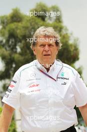 Norbert Haug (GER) Mercedes Sporting Director. 25.03.2012. Formula 1 World Championship, Rd 2, Malaysian Grand Prix, Sepang, Malaysia, Sunday