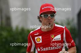 Fernando Alonso (ESP) Ferrari. 25.03.2012. Formula 1 World Championship, Rd 2, Malaysian Grand Prix, Sepang, Malaysia, Sunday