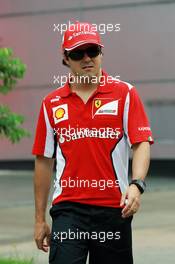 Felipe Massa (BRA) Ferrari. 22.03.2012. Formula 1 World Championship, Rd 2, Malaysian Grand Prix, Sepang, Malaysia, Thursday