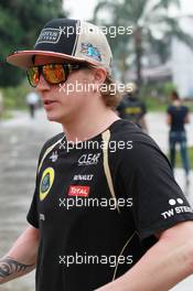 Kimi Raikkonen (FIN) Lotus F1 Team.  22.03.2012. Formula 1 World Championship, Rd 2, Malaysian Grand Prix, Sepang, Malaysia, Thursday