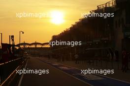 The sun sets over the circuit. 22.03.2012. Formula 1 World Championship, Rd 2, Malaysian Grand Prix, Sepang, Malaysia, Thursday