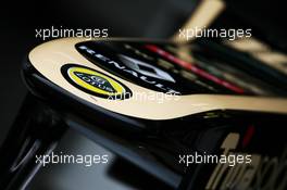 Lotus E20 nosecone. 22.03.2012. Formula 1 World Championship, Rd 2, Malaysian Grand Prix, Sepang, Malaysia, Thursday