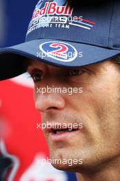Mark Webber (AUS) Red Bull Racing. 22.03.2012. Formula 1 World Championship, Rd 2, Malaysian Grand Prix, Sepang, Malaysia, Thursday