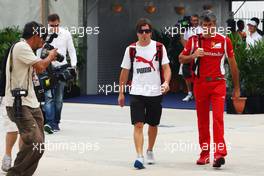 Fernando Alonso (ESP) Ferrari in the paddock. 22.03.2012. Formula 1 World Championship, Rd 2, Malaysian Grand Prix, Sepang, Malaysia, Thursday