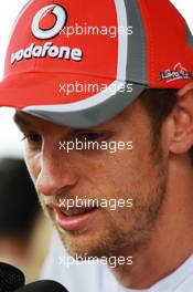 Jenson Button (GBR) McLaren. 22.03.2012. Formula 1 World Championship, Rd 2, Malaysian Grand Prix, Sepang, Malaysia, Thursday