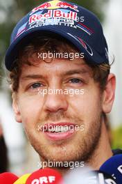 Sebastian Vettel (GER) Red Bull Racing. 22.03.2012. Formula 1 World Championship, Rd 2, Malaysian Grand Prix, Sepang, Malaysia, Thursday
