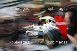 Lotus practice pit stops. 22.03.2012. Formula 1 World Championship, Rd 2, Malaysian Grand Prix, Sepang, Malaysia, Thursday