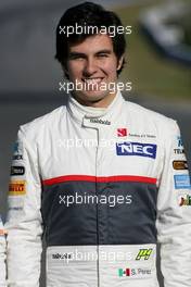 06.02.2012 Jerez, Spain,  Sergio Perez (MEX), Sauber F1 Team  - Sauber C31 Ferrari Launch