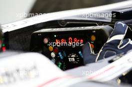 Pastor Maldonado (VEN) Williams FW34 and his steering wheel. 21.09.2012.Formula 1 World Championship, Rd 14, Singapore Grand Prix, Singapore, Singapore, Practice Day