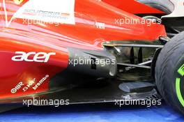 Ferrari F2012 exhaust detail. 21.09.2012.Formula 1 World Championship, Rd 14, Singapore Grand Prix, Singapore, Singapore, Practice Day