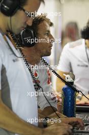 Jenson Button (GBR) McLaren. 21.09.2012.Formula 1 World Championship, Rd 14, Singapore Grand Prix, Singapore, Singapore, Practice Day