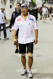 Kamui Kobayashi (JPN) Sauber. 21.09.2012.Formula 1 World Championship, Rd 14, Singapore Grand Prix, Singapore, Singapore, Practice Day