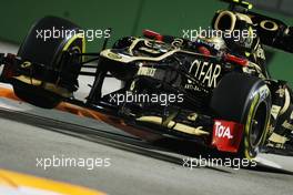 Romain Grosjean (FRA) Lotus F1 E20. 21.09.2012.Formula 1 World Championship, Rd 14, Singapore Grand Prix, Singapore, Singapore, Practice Day