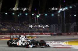 Kamui Kobayashi (JPN) Sauber C31. 21.09.2012.Formula 1 World Championship, Rd 14, Singapore Grand Prix, Singapore, Singapore, Practice Day