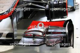 McLaren MP4/27 front wing. 21.09.2012.Formula 1 World Championship, Rd 14, Singapore Grand Prix, Singapore, Singapore, Practice Day