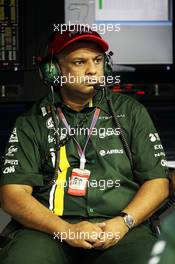 Tony Fernandes (MAL) Caterham Team Principal. 21.09.2012.Formula 1 World Championship, Rd 14, Singapore Grand Prix, Singapore, Singapore, Practice Day
