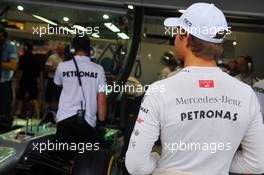 Nico Rosberg (GER) Mercedes AMG F1. 21.09.2012.Formula 1 World Championship, Rd 14, Singapore Grand Prix, Singapore, Singapore, Practice Day