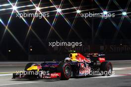 Mark Webber (AUS) Red Bull Racing RB8. 21.09.2012.Formula 1 World Championship, Rd 14, Singapore Grand Prix, Singapore, Singapore, Practice Day