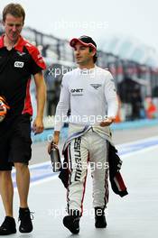 Timo Glock (GER) Marussia F1 Team. 21.09.2012.Formula 1 World Championship, Rd 14, Singapore Grand Prix, Singapore, Singapore, Practice Day