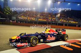 Mark Webber (AUS), Red Bull Racing 21.09.2012. Formula 1 World Championship, Rd 14, Singapore Grand Prix, Singapore, Singapore, Practice Day